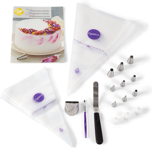 Decorate Cakes and Desserts Kit, 2, White