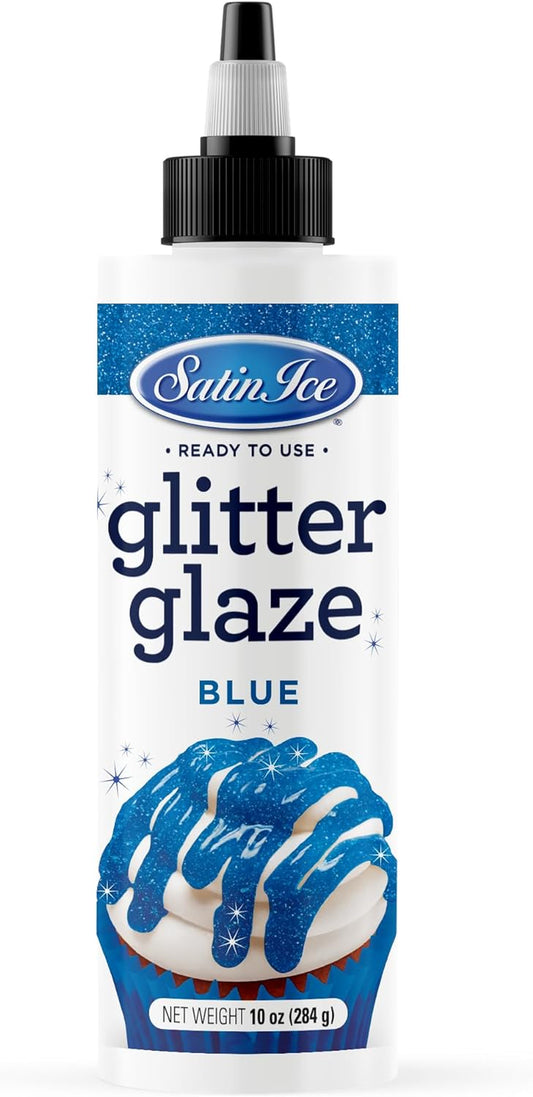 Blue Glitter Glaze - 10Oz - Bottle