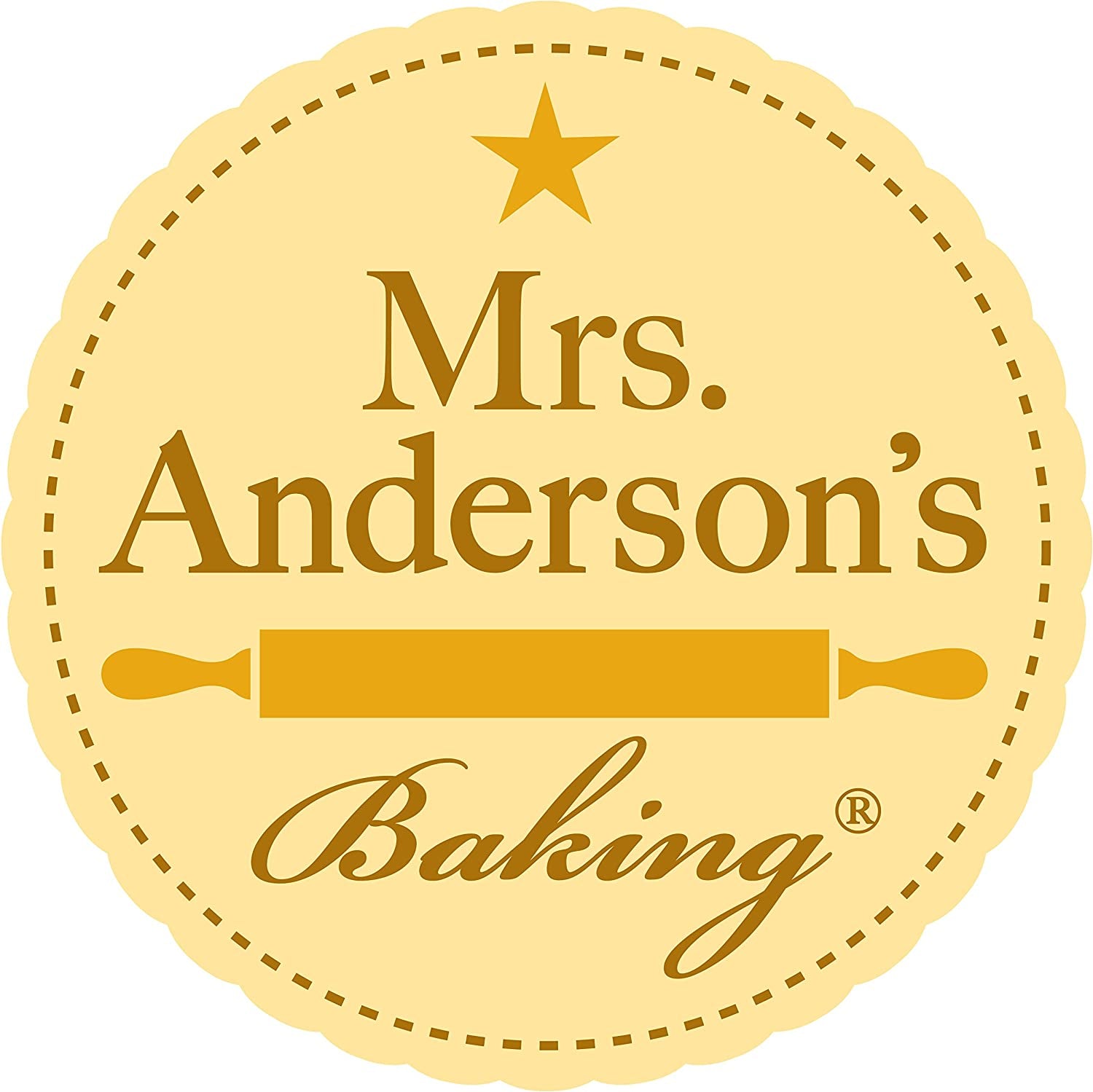 Mrs. Anderson’S Baking Crinkle Cookie and Fondant Cutters, Stainless Steel, 3-Piece Graduated round Set with Handles