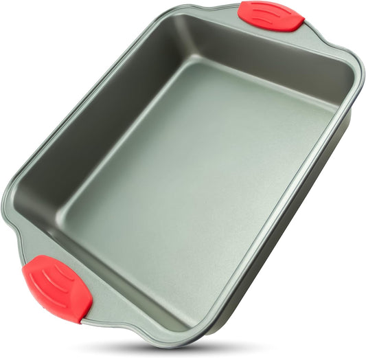 Non-Stick Steel 8X8 Square Baking Pan Durable, Convenient, and Premium Quality Non-Stick Baking Mold Bakeware.