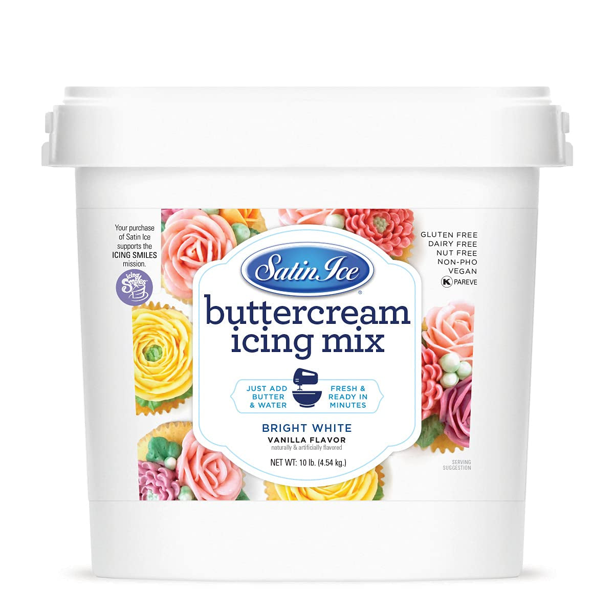 Buttercream Icing Mix, 10 Pounds