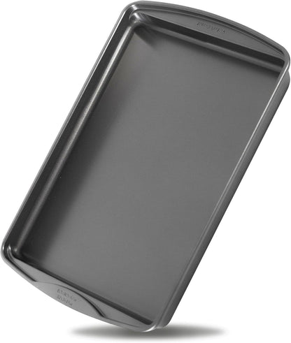 Nonstick Cookie Sheets 15In Baking Area, Baking Trays for Oven Premium Food-Grade Coating, Non-Stick Cookie Sheets, Baking Accessories - the Classic Collection (2X Medium 15" X 11")