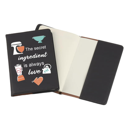 Gzrlyf the Secret Ingredient Is Always Love Baker Notebook Cover Baking Recipe Journal Pastry Chef Gift Baking Lover Gifts (Notebook)