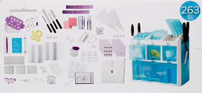 Ultimate Cake Decorating Tools Set and Tool Box Organizer