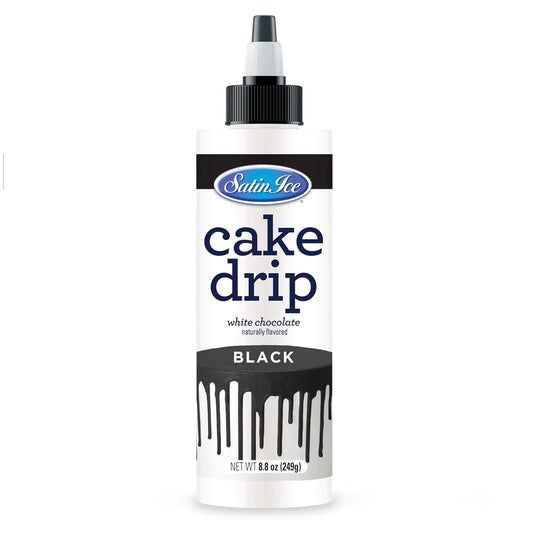 Cake Drip, Black, 8.8 Ounce