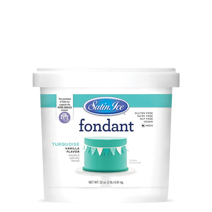 Fondant, Turquoise, 2 Pound