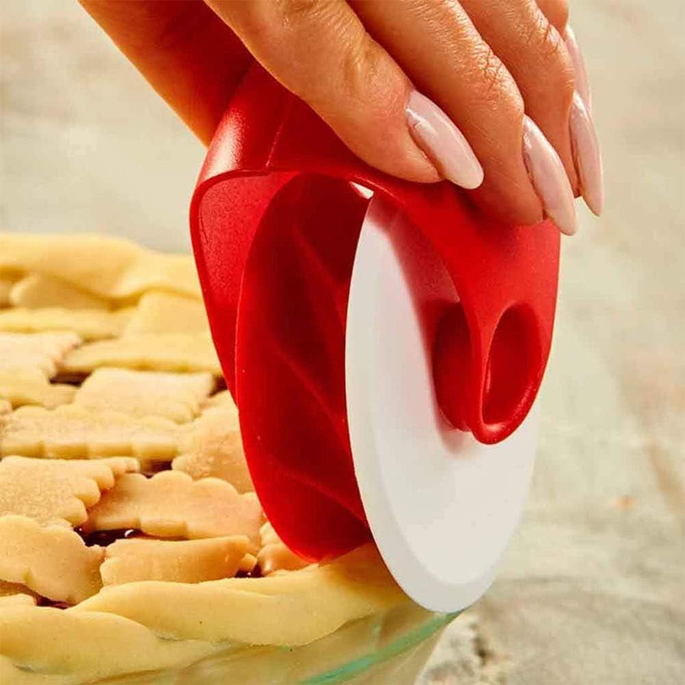 Pastry Wheel Cutter Fundeal Pastry Wheel Decorator Beautiful Pie Crust Pastry Lattice Decoration Tools for Pies, Pasta, Puff Pastry or Fondant