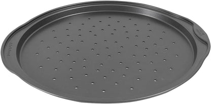 Non Stick Pizza Pan for Oven 14", Carbon Steel Pizza Baking Pan, Non-Stick Bakeware Food-Grade Coating for Easy Release Dishwasher Safe Oven Baking Supplies - Classic Collection