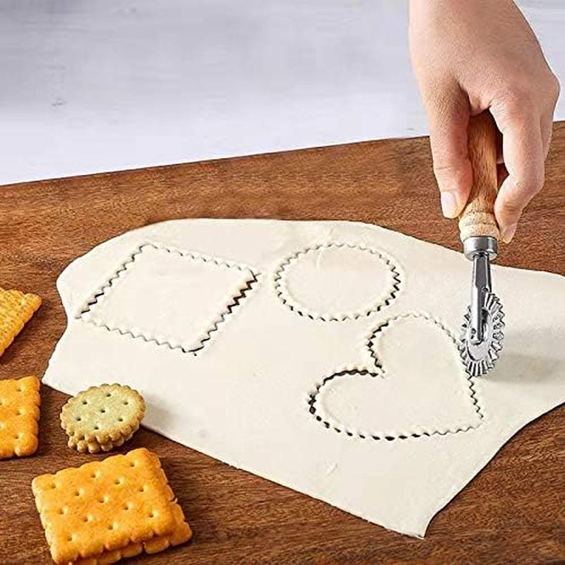 Pastry Wheel Cutter - Pasta Cutter Wheel - Dough Ravioli Pizza Cutter Wheel for Home and Kitchen Use, 1.3"