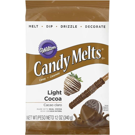 Wilton Light Candy Cocoa Melts, 12 oz. bag