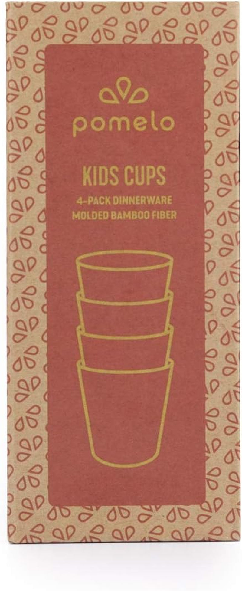 Bamboo Cups for Kids, Eco Friendly Cups, BPA Free Cups | Kids Drinking Cups, Good Sippy Cup for Kids | Drinking Cups for Kids, Cup Set, Toddler Open Cup, Kids Snack Cup (4 Pack / 6 Oz)