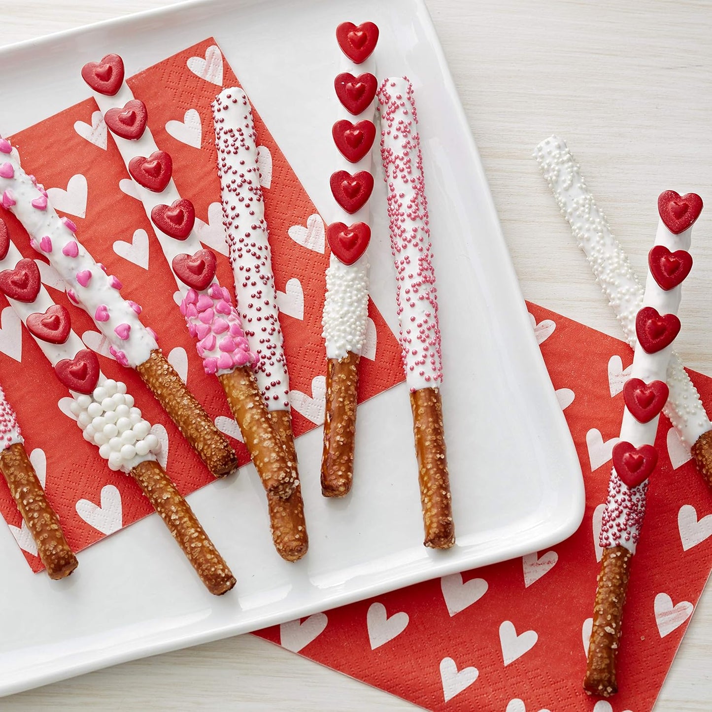 Valentine Sprinkles Dessert Decorating Set, 8-Count (Pack of 2)