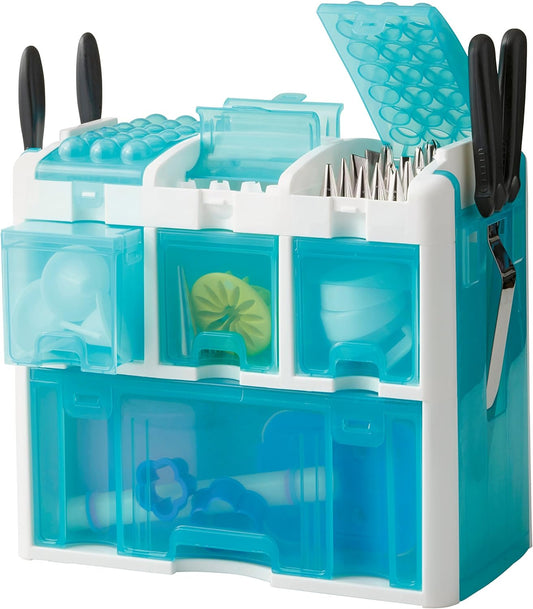 Ultimate Cake Decorating Tools Set and Tool Box Organizer