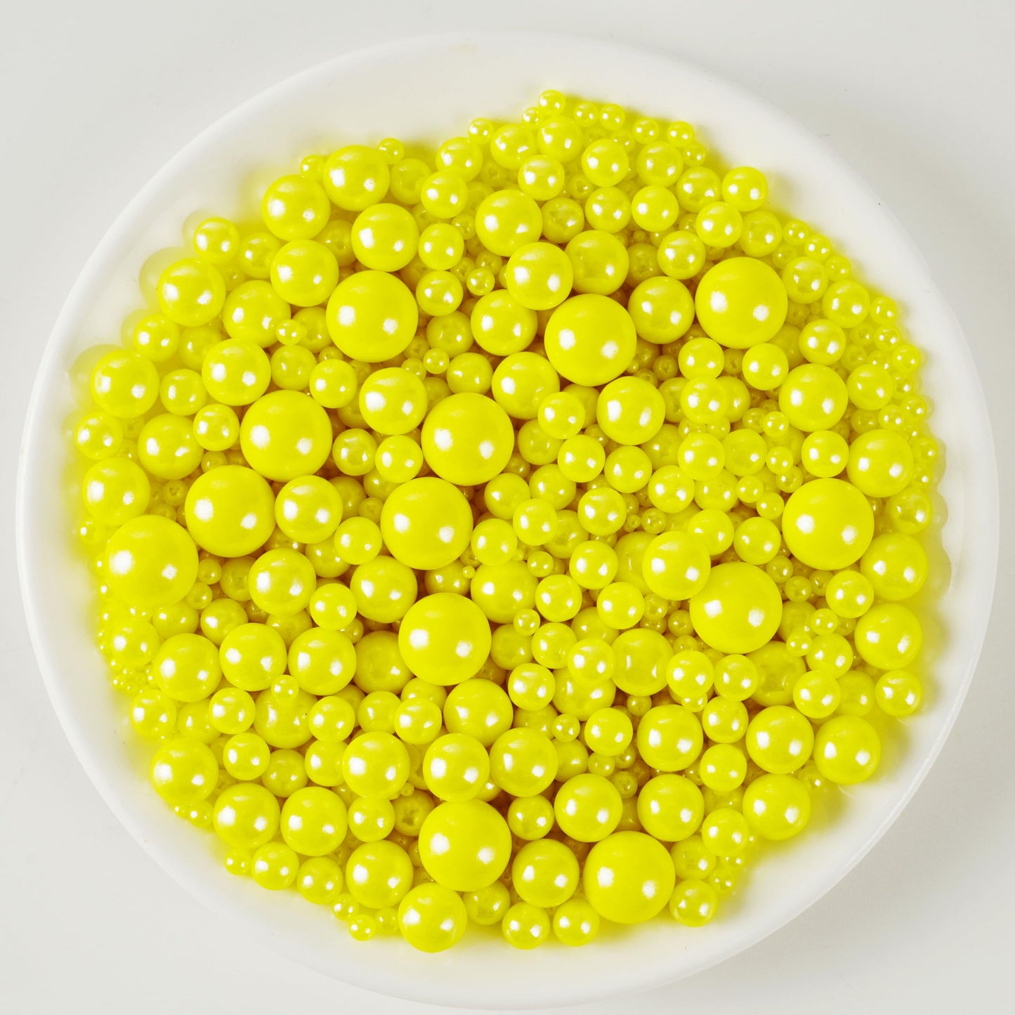 Kasvan Gold Pearl Sugar sprinkles - Edible Candy Pearls 130g/4.58 Oz, Mix Size Cake Candy, Decorate Cakes, Cookies, Ice Cream (Bright Gold)