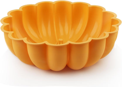 Large 9 Inch Cake Pan Silicone Mold -Halloween Pumpkin Shaped Cake Mold Baking for Cake, Brownie, Toast with Thanksgiving Christmas Cake Mold