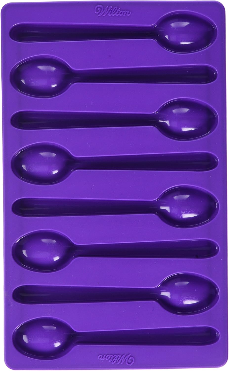 Wilton Spoon-Shaped Silicone Candy Mold, Purple