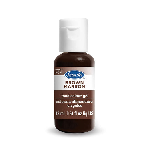 Food Color Liquid Gel, 0.61 Fl Oz Bottle, Brown