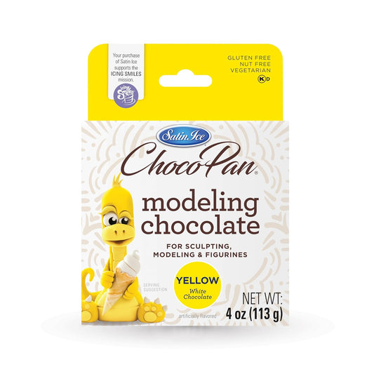 Chocopan Yellow Modeling Chocolate, 4 Ounce