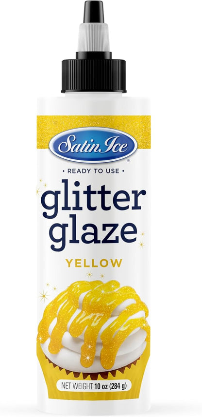 Yellow Glitter Glaze - 10Oz - Bottle