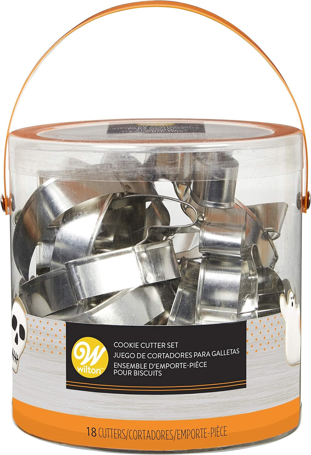 Halloween Metal Cookie Cutter Set, 18-Piece