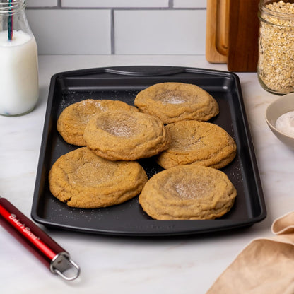 Nonstick Cookie Sheets 15In Baking Area, Baking Trays for Oven Premium Food-Grade Coating, Non-Stick Cookie Sheets, Baking Accessories - the Classic Collection (2X Medium 15" X 11")