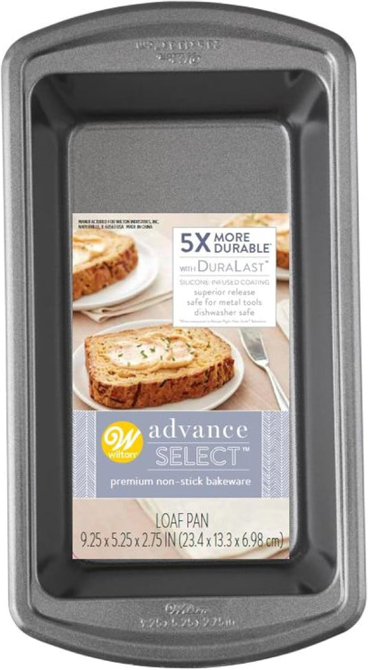 Advance Select Premium Non-Stick Bread Loaf Pan, 9.25 X 5.25 Inches, Steel, Silver