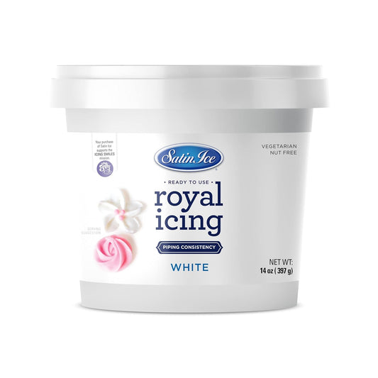 White RTU Royal Icing - 14Oz - Pail