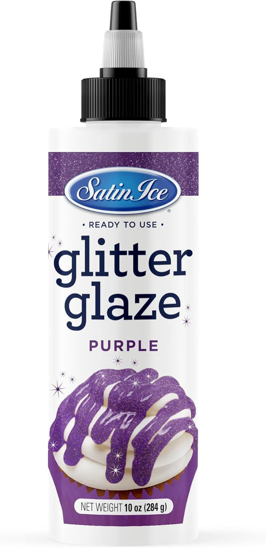 Purple Glitter Glaze - 10Oz - Bottle