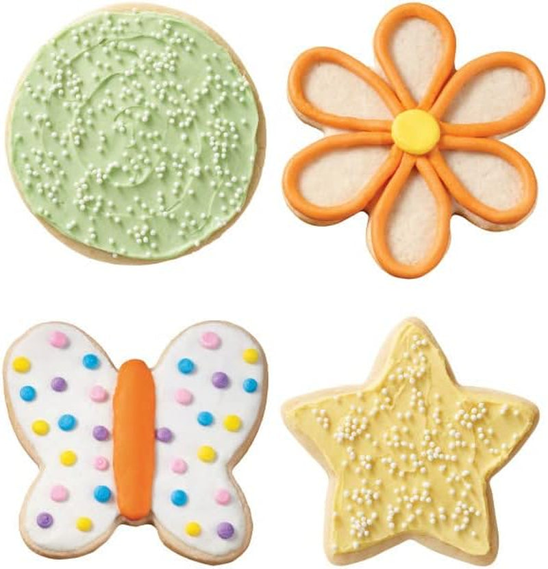 4-Piece Comfort Grip Cookie Cutter Set, Assorted