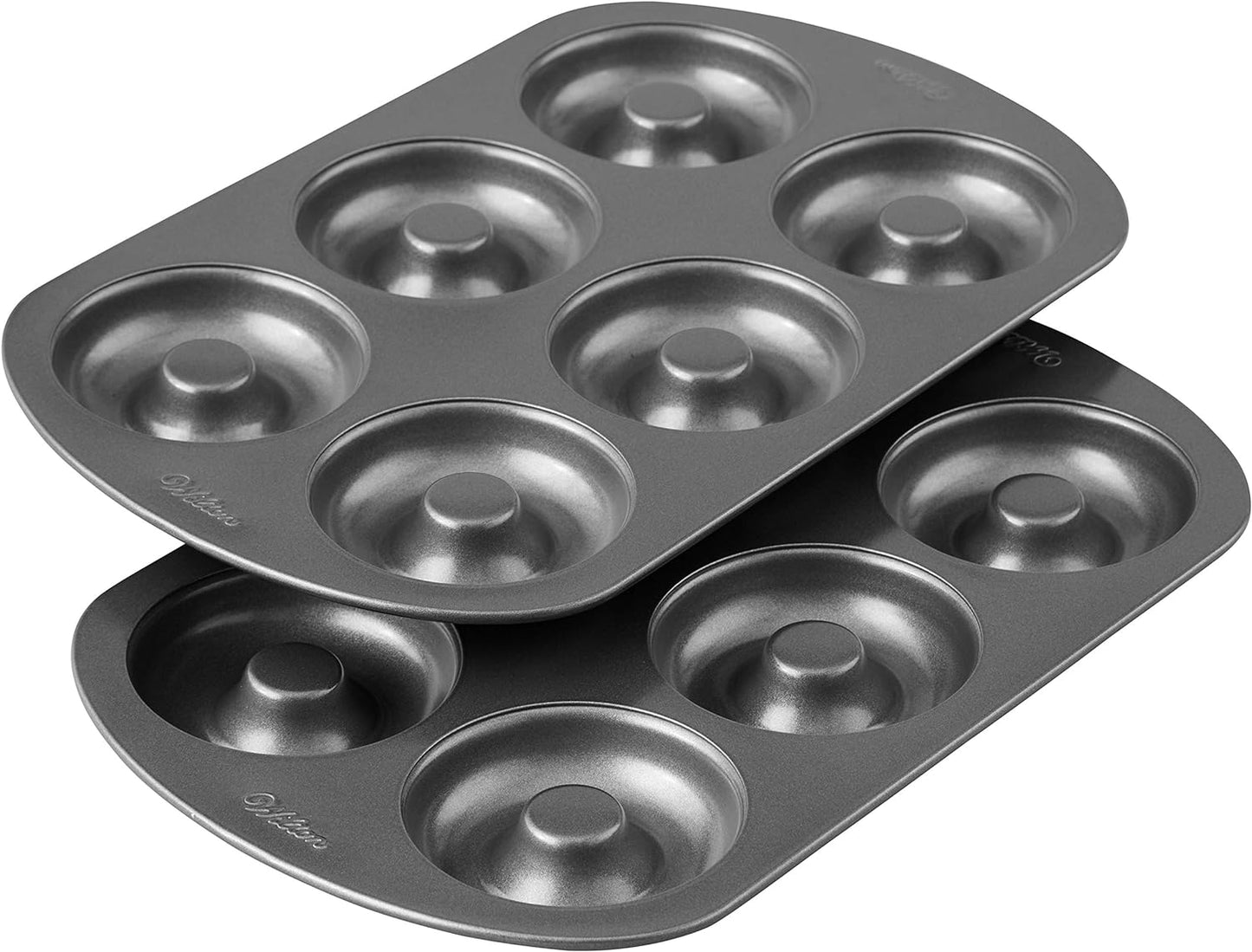 Non-Stick 6-Cavity Donut Baking Pans, 2-Count