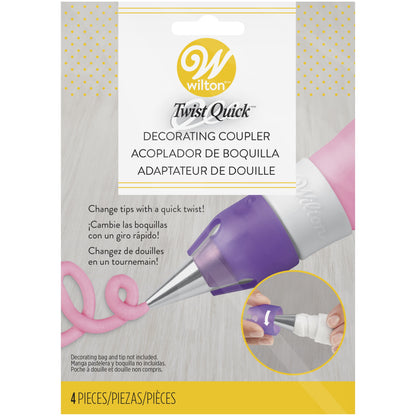 Twist Quick Decorating Coupler, 4-Pieces